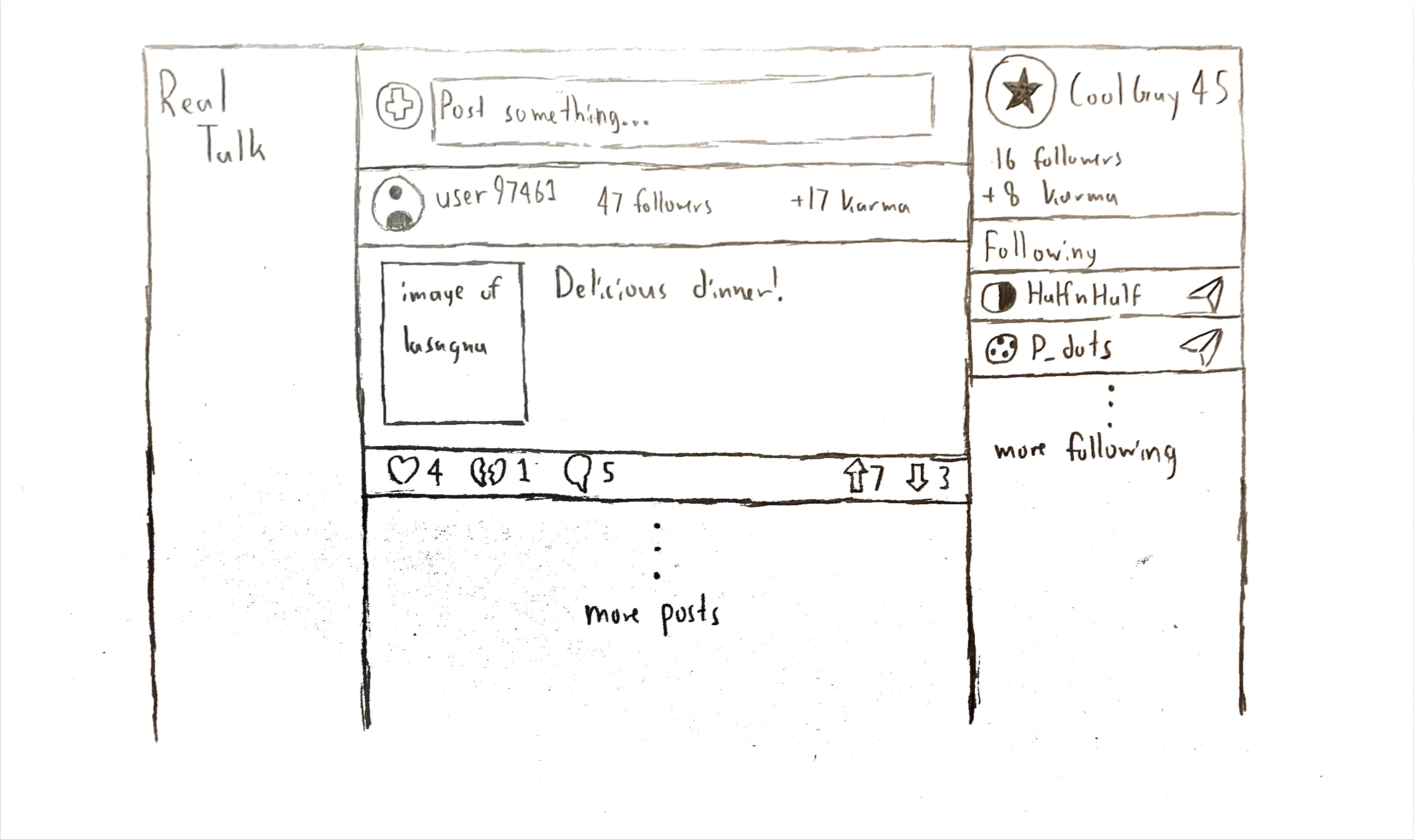 UI sketch